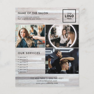 Prospectus 11,4 Cm X 14,2 Cm Conception de branding de beauté moderne pour les
