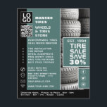 Prospectus 11,4 Cm X 14,2 Cm Conception De Pneus, Magasin Spécialiste Pneus/Pne<br><div class="desc">Tire Stack Design,  Pneus / Pneus Spécialiste Shop Flyer Publicité par The Carte de visite Store.</div>