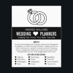 Prospectus 11,4 Cm X 14,2 Cm Conception des anneaux de Mariage lié, planificate<br><div class="desc">Linked Mariage Rings Design,  Mariage Event Planner Publicité Flyer par The Carte de visite Store.</div>