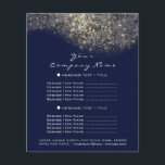 Prospectus 11,4 Cm X 14,2 Cm Confetti Pailleté Or Bleu Marine  Bourgogne Confet<br><div class="desc">collection de salon de luxe florenceK</div>