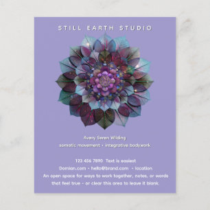 Prospectus 11,4 Cm X 14,2 Cm Conseil des Feuilles   Mandala