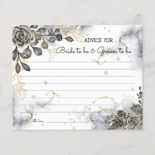 Prospectus 11,4 Cm X 14,2 Cm Conseil Rose noir pour carte Fête des mariées Coup