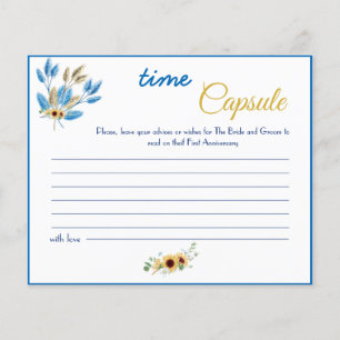 Prospectus 11,4 Cm X 14,2 Cm Conseils de capsule temporelle Couple Carte de Fly
