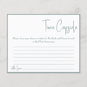 Prospectus 11,4 Cm X 14,2 Cm Conseils de capsule temporelle Couple Carte de Fly