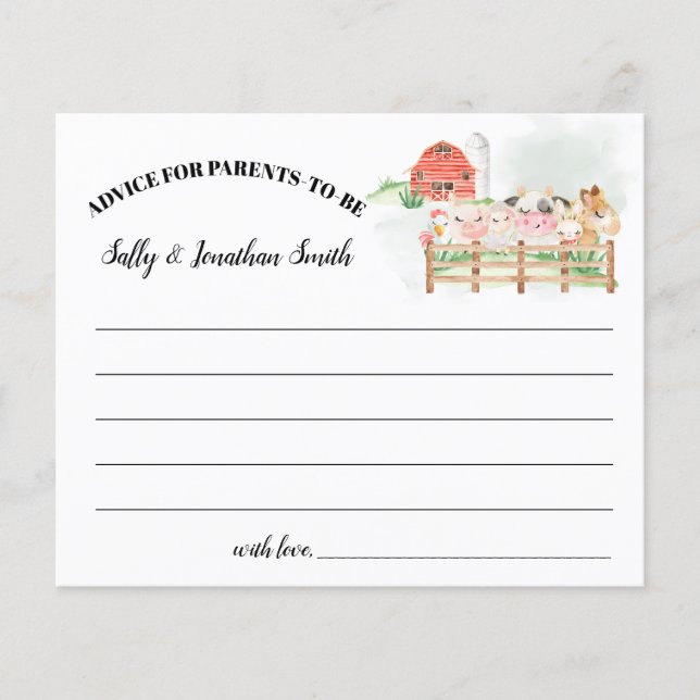 Prospectus 11,4 Cm X 14,2 Cm Conseils pour les futurs parents carte (Devant)