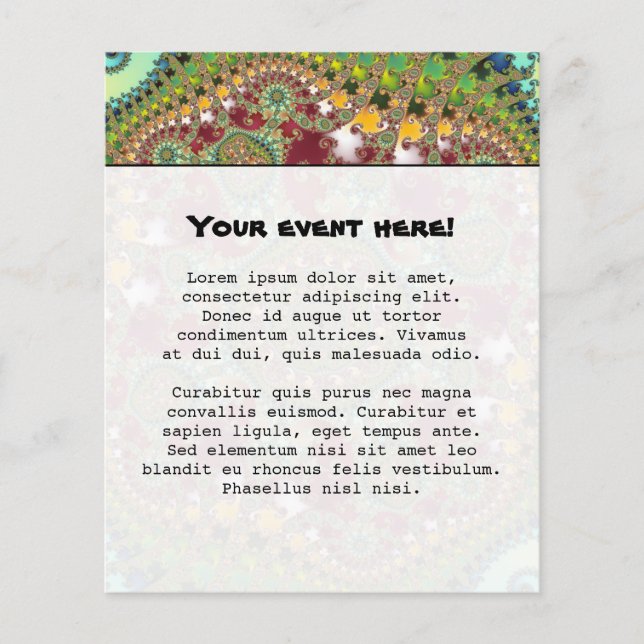 Prospectus 11,4 Cm X 14,2 Cm Coronel - Fractale (Devant)