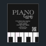 Prospectus 11,4 Cm X 14,2 Cm Cours de piano pour adultes Flyers d'entreprise<br><div class="desc">Flyers de cours de piano pour événements promotionnels</div>