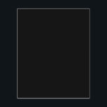 Prospectus 11,4 Cm X 14,2 Cm Create Your Own Black Custom Design Holiday Card<br><div class="desc">Make it uniquely yours with this Black customizable template. Add your own text,  photo,  or artwork to create a personalized gift perfect for birthdays,  weddings,  anniversaries,  or any occasion. Stylish,  versatile,  and timeless in classic black.</div>