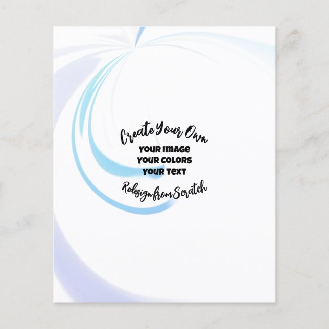 Prospectus 11,4 Cm X 14,2 Cm Créer votre propre Customisé (Devant)