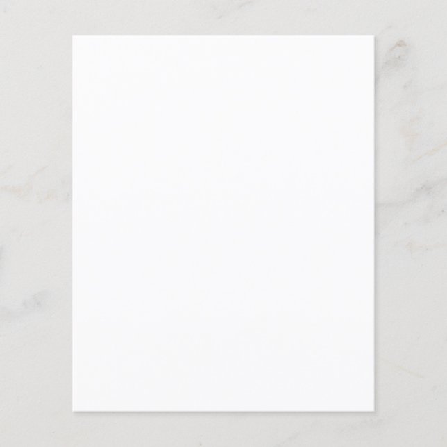 Prospectus 11,4 Cm X 14,2 Cm Créez Votre Propre (Devant)