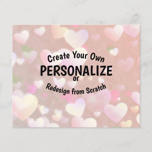 Prospectus 11,4 Cm X 14,2 Cm Créez votre propre (Devant)