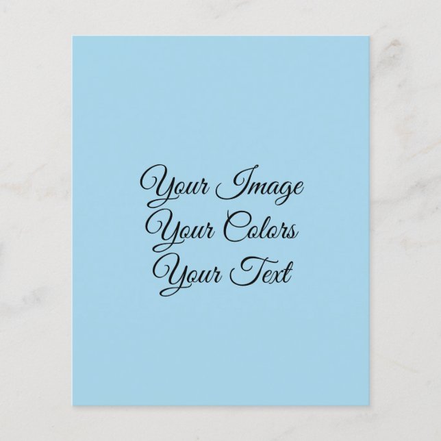 Prospectus 11,4 Cm X 14,2 Cm Créez votre propre (Devant)