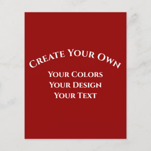 Prospectus 11,4 Cm X 14,2 Cm Créez votre propre