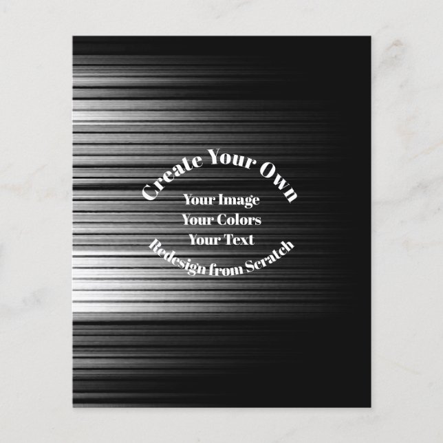 Prospectus 11,4 Cm X 14,2 Cm Créez votre propre (Devant)