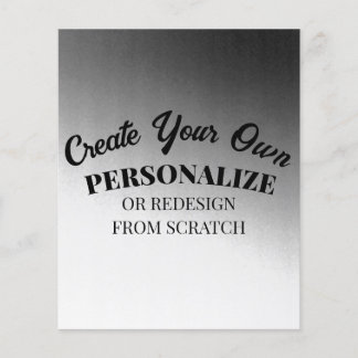 Prospectus 11,4 Cm X 14,2 Cm Créez votre propre personnalisation