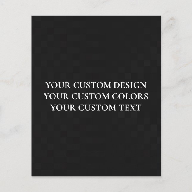 Prospectus 11,4 Cm X 14,2 Cm Créez votre propre personnalisation (Devant)