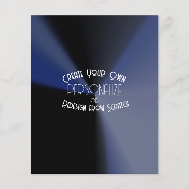 Prospectus 11,4 Cm X 14,2 Cm Créez Votre Propre Personnalisé (Devant)