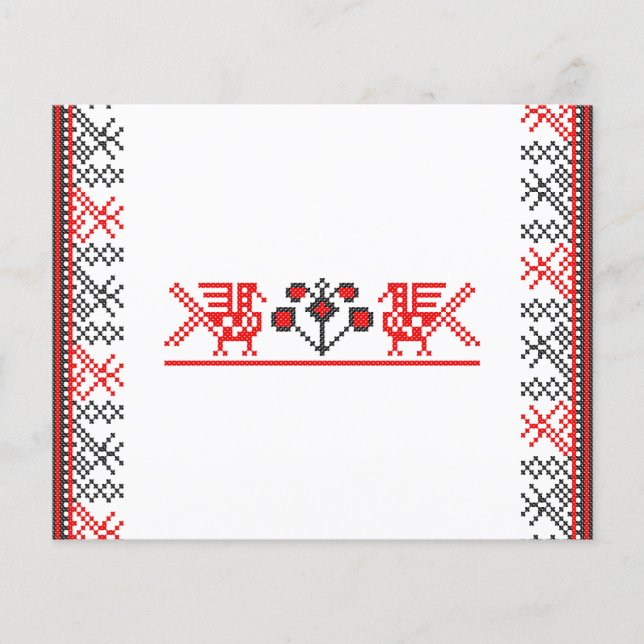 Prospectus 11,4 Cm X 14,2 Cm Cross-stitch (Devant)