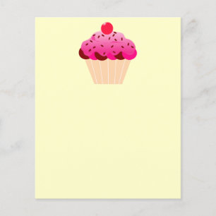 Prospectus 11,4 Cm X 14,2 Cm cupcake-310968 cupcake cerise dessert à glaçons ro