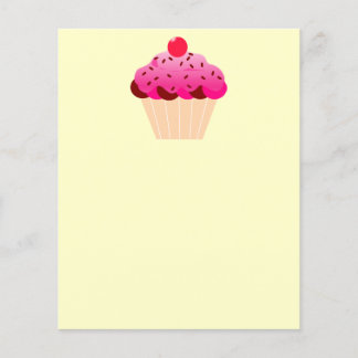 Prospectus 11,4 Cm X 14,2 Cm cupcake-310968 cupcake cerise dessert à glaçons ro