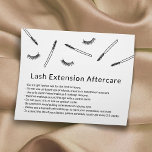 Prospectus 11,4 Cm X 14,2 Cm Cute Eyelash Extensions Makeup Artist Aftercare<br><div class="desc">Cute Hand-drawn Minimalist Eyelash Extension Aftercare Cards.</div>