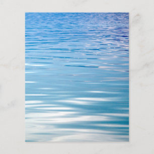 Prospectus 11,4 Cm X 14,2 Cm Dans le bleu