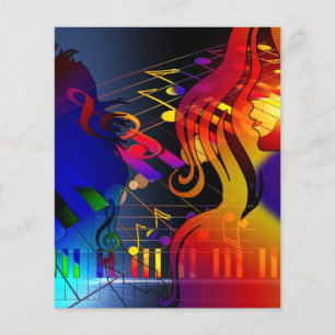 Prospectus 11,4 Cm X 14,2 Cm danse-409011 musique de danse treble clef son conc