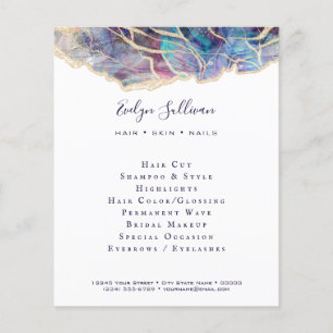 Prospectus 11,4 Cm X 14,2 Cm Dark Opal Flyer