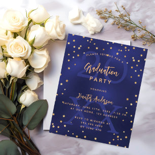 Prospectus 11,4 Cm X 14,2 Cm Délégation de diplôme fête bleu année budget invit