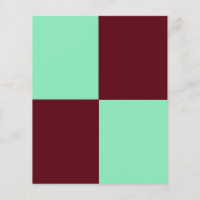 Dépliant vert et marron réglable