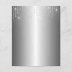 Prospectus 11,4 Cm X 14,2 Cm Dépliant vierge élégant