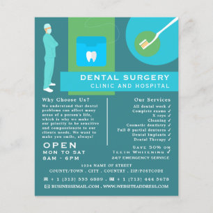 Prospectus 11,4 Cm X 14,2 Cm Design Dentiste tendance, Dentistère, Advert Denti