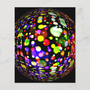 Prospectus 11,4 Cm X 14,2 Cm disco-ball-381907 COLORÉ BOHEK MUSIC PARTY CIRC