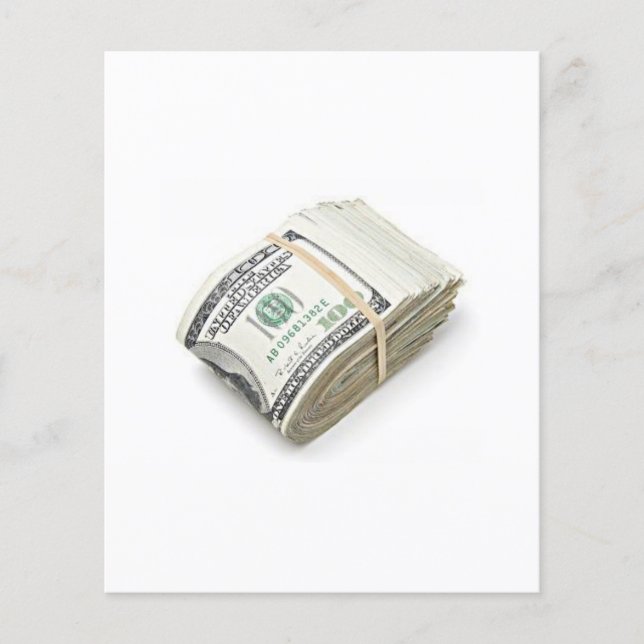 Prospectus 11,4 Cm X 14,2 Cm Dollars (Devant)