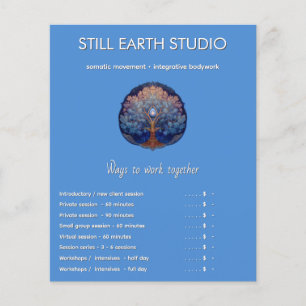 Prospectus 11,4 Cm X 14,2 Cm Douce Radiance   Arbre de Vie