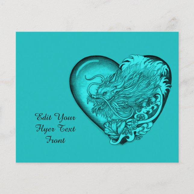 Prospectus 11,4 Cm X 14,2 Cm Dragon Heart (Devant)