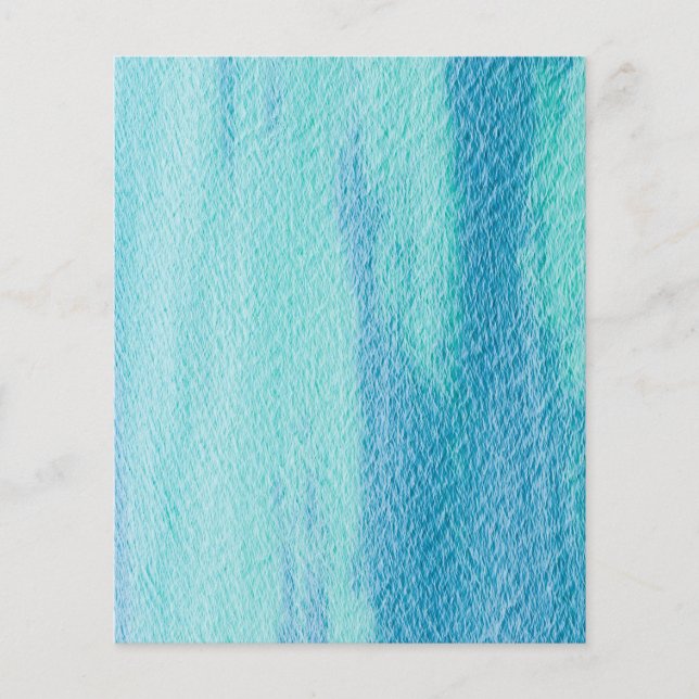 Prospectus 11,4 Cm X 14,2 Cm Eau de surface (Devant)