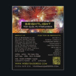 Prospectus 11,4 Cm X 14,2 Cm Écran Firework, ventes Fireworks<br><div class="desc">Firework Display,  Fireworks Ventes Flyers Publicitaires Par Le Magasin Carte de visite.</div>