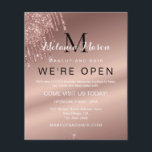 Prospectus 11,4 Cm X 14,2 Cm Elégant Rose Gold Parties scintillant Drives Chic<br><div class="desc">Elégant Rose Gold Parties scintillant Drives Chic Beauté Salon Circulaire</div>