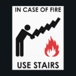 Prospectus 11,4 Cm X 14,2 Cm En Coque des escaliers d'incendie<br><div class="desc"></div>