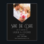 Prospectus 11,4 Cm X 14,2 Cm Enregistrer La Date Photo Design Moderne Simple Ma<br><div class="desc">Save The Date Stylish Modern Simple Wedding Cards présente votre photo préférée avec le texte "Save the date" dans typographie de script de calligraphie moderne. Parfait pour les mariages,  anniversaire,  baby shower,  fêtes et fêtes d'anniversaire. Conçu pour vous par ©Evco Studio www.zazzle.com/store/evcostudio</div>