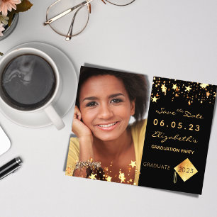 Prospectus 11,4 Cm X 14,2 Cm Enregistrer la fête de remise des diplômes Date bu