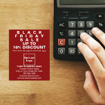 Prospectus 11,4 Cm X 14,2 Cm Entreprise Black Vendredi Vente sur Roulette<br><div class="desc">Circulaire personnalisable avec Black Friday Sale, votre nom d'entreprise et d'autres informations de votre entreprise, un matériel marketing que vous pouvez utiliser pour attirer plus de clients. Customisez-le et distribuez-le afin d'attirer plus de clients pour acheter vos produits ou clients pour aimer vos services. Les couleurs design sont des textes...</div>