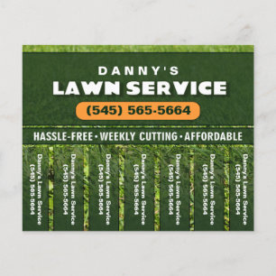 Prospectus 11,4 Cm X 14,2 Cm Entretien de la pelouse 5,6 x 4,5 Éteins de l'entr