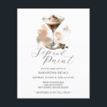 Prospectus 11,4 Cm X 14,2 Cm Espresso Martini Sip & Peinture Flyer<br><div class="desc">Accueillir une soirée expresso martini ou siroter et peindre à la maison? Donnez le ton avec cette gorgée chic et ce flyer de peinture conçu avec un verre à martini aquarelle. Parfaits pour les idées de fêtes ou les petites entreprises, ces modèles modifiables vous permettent de customiser facilement avec vos...</div>