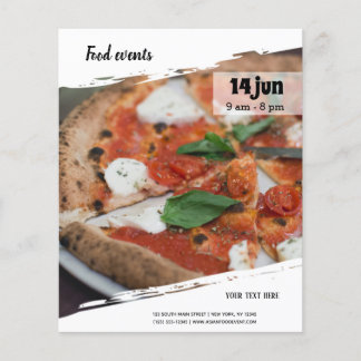 Prospectus 11,4 Cm X 14,2 Cm Événement alimentaire