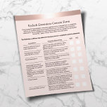 Prospectus 11,4 Cm X 14,2 Cm Eyelash Salon Liability Waiver Rose Gold Border<br><div class="desc">Eyelash Extension Liability Waiver & Release Form Rose Gold Border Flyers.</div>