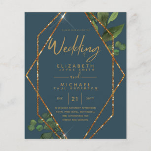 Prospectus 11,4 Cm X 14,2 Cm Faire-part de mariage budgétaires les plus basses