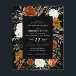 Prospectus 11,4 Cm X 14,2 Cm Faire-part de mariage floral noir à petit prix<br><div class="desc">Faire-part de mariage floral aquarelle rustique à petit prix et carte de détails. Avec de beaux détails aquarelle de rustique,  terracotta,  rose blush,  noir et vert sauge,  herbe de pampa et eucalyptus. Ce faire-part de mariage moderne est sûr de définir le style pour votre grand jour.</div>