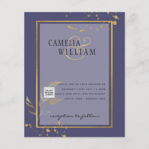 Prospectus 11,4 Cm X 14,2 Cm FAIRE-PART DE MARIAGE photo BUDGET Enregistrer la